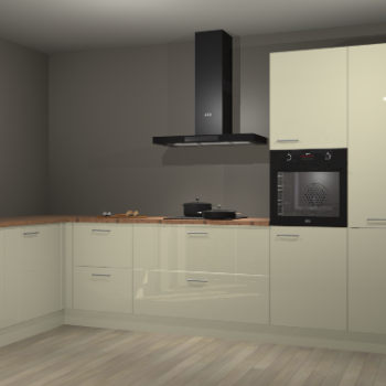 Magnolia hoogglans keuken Nuuk 68099