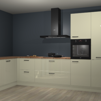 Magnolia hoogglans keuken Nuuk 68101