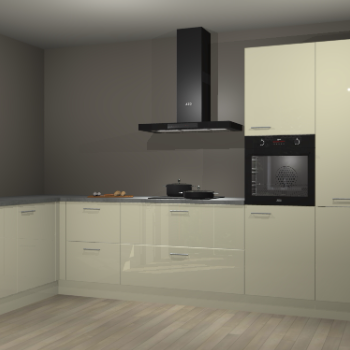 Magnolia hoogglans keuken Nuuk 68118