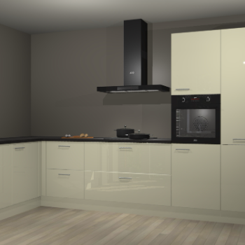 Magnolia hoogglans keuken Nuuk 68160