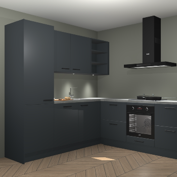 Onyxgrijze keuken Turek 74667