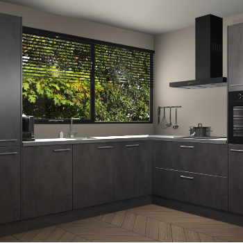 Beton Antraciet keuken Vogar 83907