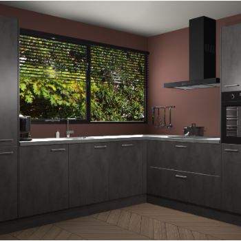 Beton Antraciet keuken Vogar 83908