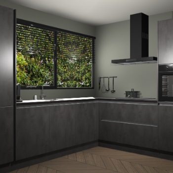 Beton Antraciet greeploze keuken Vogar 83915