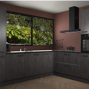 Beton Antraciet keuken Vogar 83916