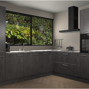 Beton Antraciet keuken Vogar 83919