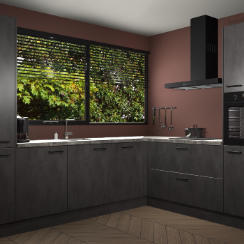 Beton Antraciet keuken Vogar 83922