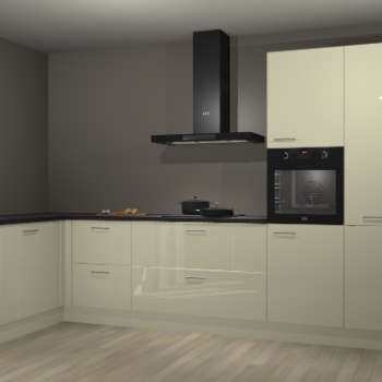 Magnolia hoogglans keuken Nuuk 68246