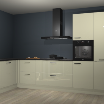 Magnolia hoogglans keuken Nuuk 68249