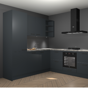 Onyxgrijze keuken Turek74687