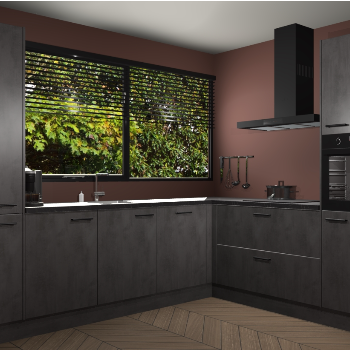 Beton Antraciet keuken Vogar 83935