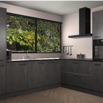 Beton Antraciet keuken Vogar 83937