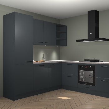 Onyxgrijze keuken Turek 74692