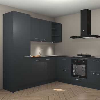 Onyxgrijze keuken Turek 74696