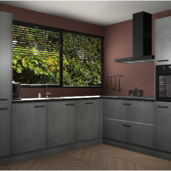 Beton Parelgrijs keuken Vogar 83444