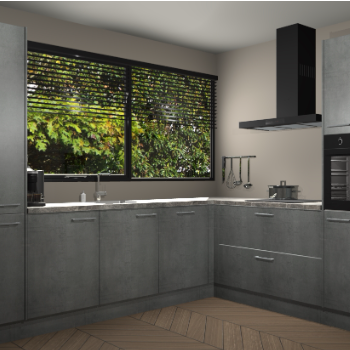 Beton Parelgrijs keuken Vogar 84216