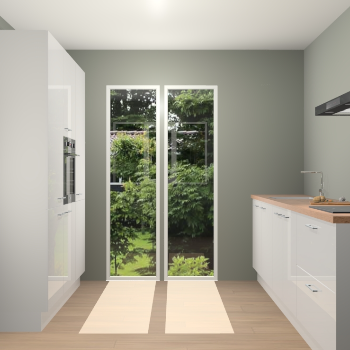 Zijdegrijze keuken Dallas 72988