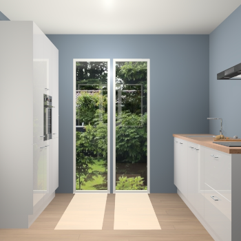 Zijdegrijze keuken Dallas 72989