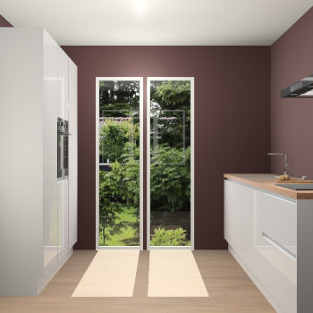 Zijdegrijze greeploze keuken Dallas 72990