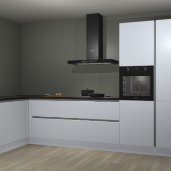 Sneeuwwitte greeploze keuken Nuuk 68464