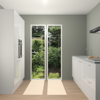 Zijdegrijze keuken Dallas 73008