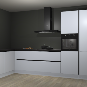 Sneeuwwitte greeploze keuken Nuuk 68501