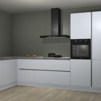 Sneeuwwitte greeploze keuken Nuuk 68514