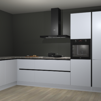 Sneeuwwitte greeploze keuken Nuuk 68517