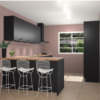 Zwarte keuken Sopot 62097