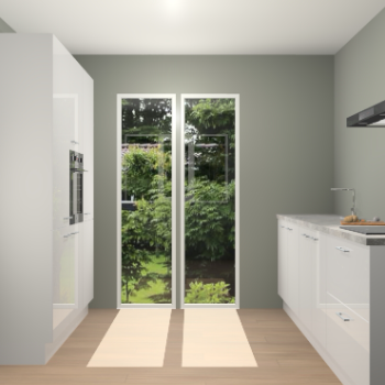 Zijdegrijze keuken Dallas 73063