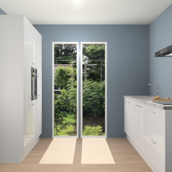 Zijdegrijze keuken Dallas 73064