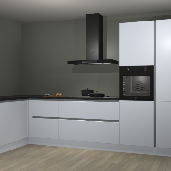 Sneeuwwitte greeploze keuken Nuuk 68581