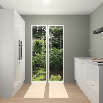 Zijdegrijze keuken Dallas 73077