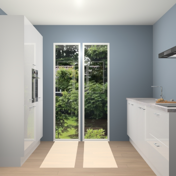 Zijdegrijze keuken Dallas 73078