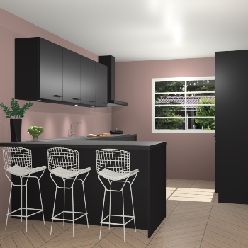 Zwarte keuken Sopot 62147