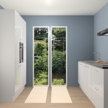 Zijdegrijze keuken Dallas 73115