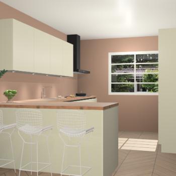 Magnolia greeploze keuken Sopot 62137