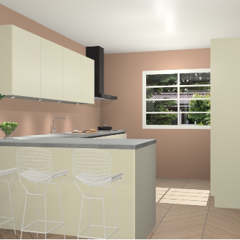 Magnolia greeploze keuken Sopot 62325