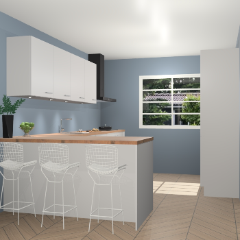 Zijdegrijze keuken Sopot 62308