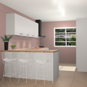 Zijdegrijze keuken Sopot 62310