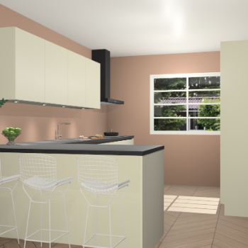 Magnolia greeploze keuken Sopot 62336