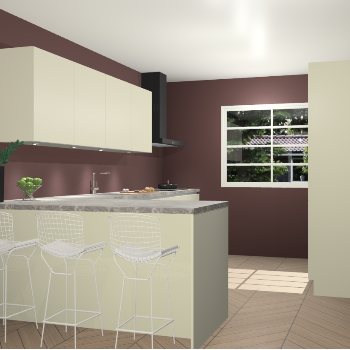 Magnolia greeploze keuken Sopot 62339