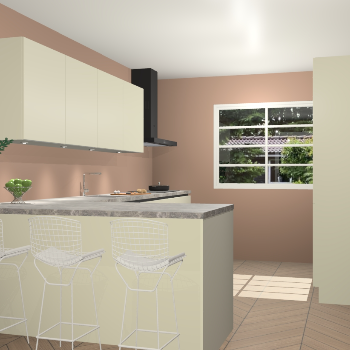 Magnolia greeploze keuken Sopot 62342