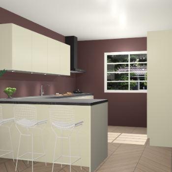 Magnolia greeploze keuken Sopot 62354