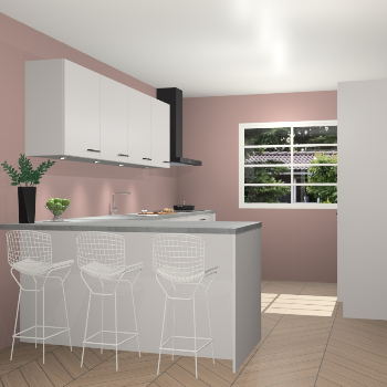 Zijdegrijze keuken Sopot 62372