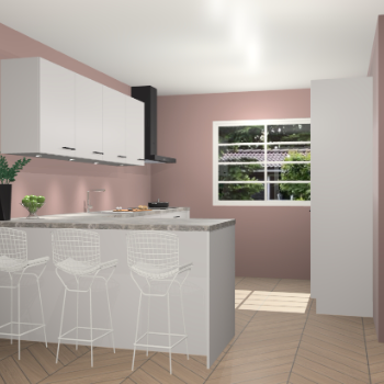 Zijdegrijze keuken Sopot 62384