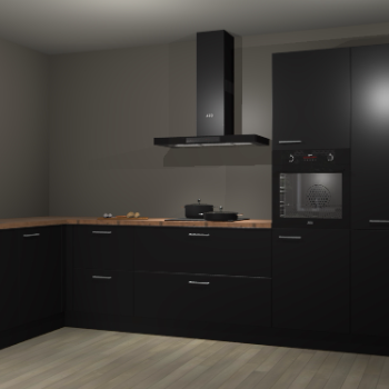 Zwarte keuken Nuuk 69038