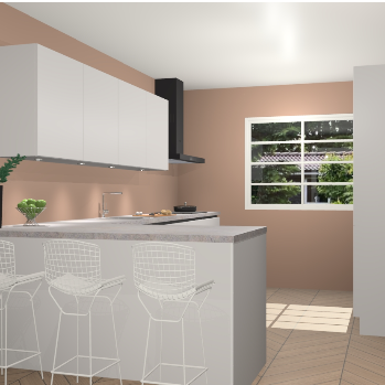 Zijdegrijze greeploze keuken Sopot 62392