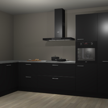 Zwarte keuken Nuuk 69050