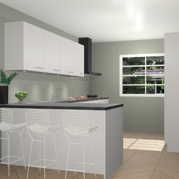 Zijdegrijze keuken Sopot 62393